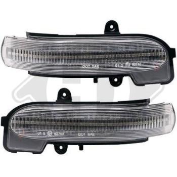 Blinkleuchten-Set Außenspiegel LED, hell (LID10450), Mercedes-Benz C-Klasse W203